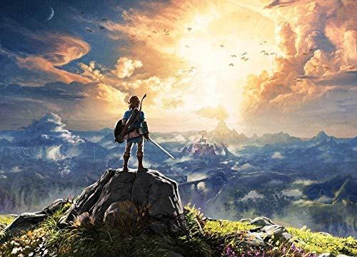 Puzzles for Adults 2000 Pieces Zelda Puzzles for Children Educational Toy Intellectual Game Gift Teens DIY Home Entertainment Toy 100x70CM