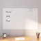 Gecheer Magnettafel Wandmontage Weiß 100x60 cm Hartglas, Magnetisch Magnettafel Magnetwand Wandtafel Pinnwand Memoboard Präsentationstafel Schreibtafel/ 4008639
