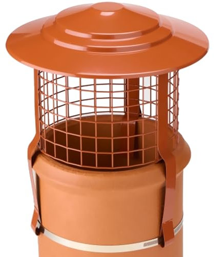 Reeds Chimney Pot Bird Guard Terracotta 200-250mm