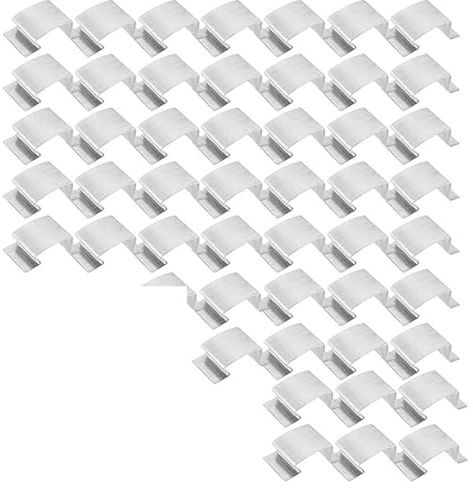 150 Stück Gewächshaus-Panel-Clips, Glas-Panel-Clips, G-förmig, Schnellverschluss, rostfrei, wiederverwendbar, for Poolabdeckungen, Bastelarbeiten