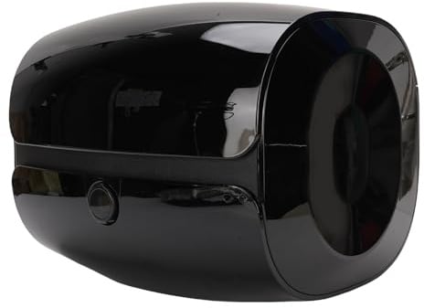 Jiawu Motorrad Hinter der Top -Kiste ABS 32L Regenschutz Schwanzkoffer -Gepäck für Radsportliebhaber (glänzend schwarz)