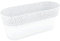LA Kunststoff - Schale Rosa oval 30x11,7 - Weiss