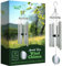 Nature's Melody Windspiel - Aureole Tunes 36 Silver - 91,4 cm (36 Zoll) - Aluminium