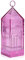 Kartell Lantern Lampada da Tavolo, Dimmerabile 1.2 W, Rosa(Glicine), 9.5 x 9.5 x 31 cm