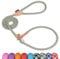 Grand Line Slip Lead Dog Leash - Anti Pull Dog Lead with 1.5m Reflective Training Rope, No Collar Needed for Small, Medium, Large Dogs & Cats (Grey-Green,M)