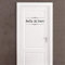 stickers muraux disney noir et blanc Porte Toilette Silhouettes Homme Et Femme Pour Toilette Wc Sticker Mural (Salle De Bain)