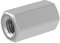 SECCARO prolunga dado M12, acciaio inox V2A VA A2, DIN 6334, esagono, dado lungo, 20 pezzi