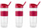 H.KOENIG BTL10 KIT BOUTEILLE POUR MINI-BLENDER SMOO10, Rose Corail