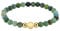 Liebeskind Berlin Beads-Armband LJ-0956-B-17 Moosachat & Edelstahl IP gold