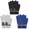 Migliore Wear 3 Paar Winter Kinder Handschuhe, Vollfinger Handschuhe für Jungen Mädchen, Warme Strickhandschuhe Kinder Stretch Handschuhe für 6-10 Jahre