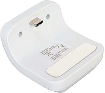 Batterie Rechargeable pour Manette PS5, Batterie Externe à Charge Rapide 1500MAh avec Indicateur LED et Câble de Charge USB, Kit de Lecture et de Charge pour Manette Dual Sense
