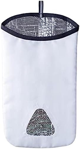 Sac isotherme de poche à eau durable et léger - Réservoir d'eau de 2 L - Housse isolante pour randonnée, gym, vélo - Blanc