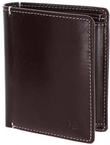 Golden Head Leder Geldbörse Bari RFID Protect Kombischeintasche 1119 Schokoladenbraun Dunkelbraun