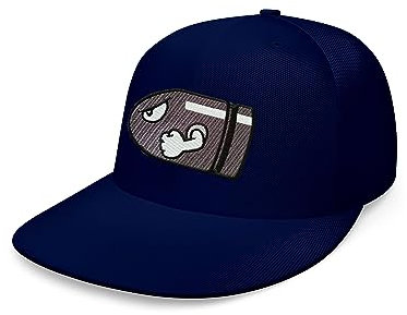 Blondie & Brownie Unisex Cap Snapback, Mario Rocket, Navyblau