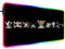 SIASYDF RGB Anime Characters Desk Mat, Extended Large LED Anime Mouse Pad for Home Office, Rubber Base with Stitched Edges Light Up Gaming Desk Pad for Computer Keyboard and Laptop, 31.5x15.7inch