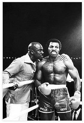 Poster Apollo Creed And Tony Evers, Rocky-Film, Vintage-Fotoposter, Leinwandposter, Schlafzimmer-Dekor, Sportlandschaft, Büro, Raumdekoration, Geschenk, ungerahmt, 40 x 60 cm