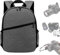 Mochila para cámara - Bolso grande impermeable para cámara DSLR con doble correa para el hombro,Mochila compacta para ordenador portátil con cámara, mochila de fotografía para cámara Dslr Slr Pw tools
