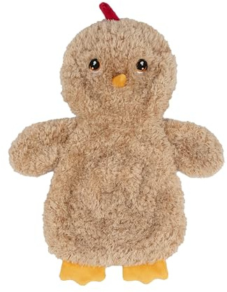 Best Pet Supplies Chicken Crinkle Plush Dog Toys for Interactive Play, Puppy and Senior Indoor Play, Colorful Chicken Toy Shape, Cute and Cuddly - Crinkle Chicken (Khaki)