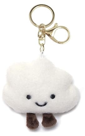 LEEINTO Keychain Cloud Pendant Keychain Stylish Phone Anti-lost Lanyard Personalized Keyrings Decoration for Women's Bags Backpack Wallet