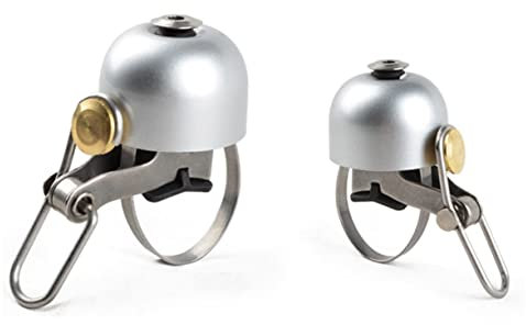 KICHOUSE Campanello Per Manubrio Bici in Metallo Suono Forte Campanello Per Bici