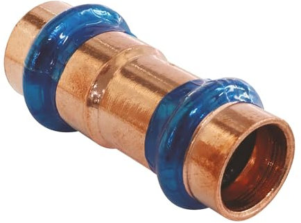 SOMATHERM FOR YOU, Manchon réduit cuivre à sertir FF Ø18 Ø14 - Raccord à sertir cuivre certifié ATEC et QB - Joint d’étanchéité EPDM - Pression max 16 bars - Température max 95°C