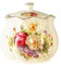 WXMYOZR Biscottiera in Ceramica Floreale Vintage con Coperchio Ermetico, Contenitore da Cucina in Porcellana da 40 Oz per Zucchero, tè, caffè, Cereali,A