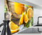 timalo Herd Spritzschutz Wand Spüle, Küche Küchenrückwand Glasoptik | Acryl Glas 2mm | Glasrückwand Acrylglas Küchenpaneele Rückwandschutz Platte | 160x50cm Orangen Orangensaft