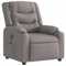 vidaXL Massagesessel Taupe Stoff
