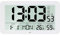 Seutgjie Digitale Wanduhr Groß 9 Zoll Tischuhr Seniorenuhr mit Datum Wochentag Temperaturanzeige Feuchtigkeit DST-Funktion 2 Weckzeiten Snooze Modi 12/24 Stunden