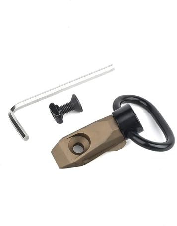 GLECTICAL QD Sling Adapter, 30°Abgewinkelt Schnellwechsel-Gurtadapter | Für Mlok/Keymod Railsysteme, Aluminiumoxid