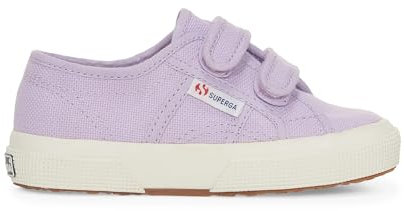 Superga Scarpe da tennis classiche unisex per bambini 2750-jvel, Viola Lilla Avorio, 5.5 UK Child