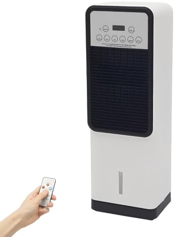 Armanyya 4-in-1 Mobile Klimaanlage, Luftkühler mit Heizung und Kühlung, Befeuchter, Heizlüfter, 8-Stunden-Timer, Tragbare Klimaanlage mit 3,15L Wassertank, LED-Display, Anwendungsbereich 30 ㎡