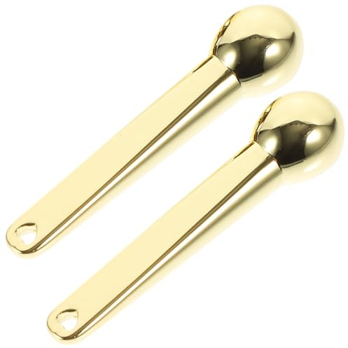 SOLUSTRE Professioneller 2 Stück Augenmassagegerät mit Drehbarem Massagekopf Tragbarer Augencreme Roller aus Langlebigem Material für Augenhautmassage gegen Schwellungen und Müdigkeit