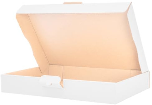 verpacking 100 Maxibriefkartons Versandkartons Faltschachtel Faltkarton Maxibrief 320 x 225 x 50 mm, Weiss, MB-4