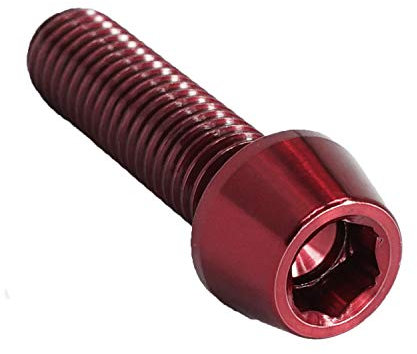 F26 Titan M6 Schraube DIN912 konisch (rot, 25mm)