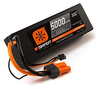7,4 V 5000mAh 2S 30C Smart Hardcase LiPo-Akku: IC5