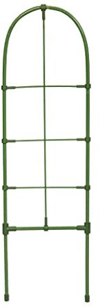 maxpack® 2 Stück Kunststoff Rankhilfe Rankgitter,Pflanzenformen, Blume oder Gemüse Stützrahmen (17x60 cm (BxH))