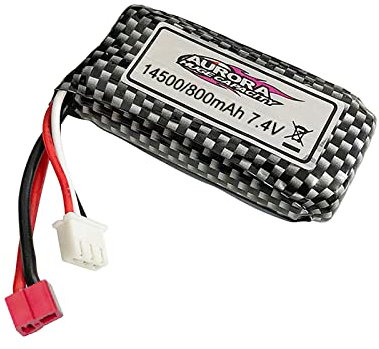 Momola 2020 Nouvelle Mise à Niveau 7.4V 500mAh Batterie Rechargeable Li-ION-Fe 1/16 9136 Voiture 4 Roues Motrices Camion