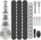 60Pcs Cutting Wheel Set for Rotary Tool, Resin Cut Off Wheels, Mini HSS Saw Blades, Resin Cut Off Disc, 545 Diamond Cutting Wheel, Cutter Kit with Mandrels for Wood Glass Plastic Stone Metal