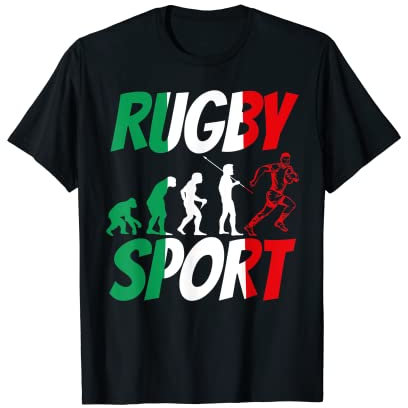 Rugby Italia Rugby-Shirt für Italiener und Italien-Fans T-Shirt