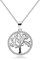 Bo&Pao Lebensbaum Kette Damen Sterling Silber 925, Halskette Baum des Lebens für Mama, 45 cm verstellbar