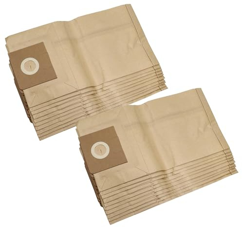 vhbw 20x Staubsaugerbeutel Ersatz für Kärcher 6.906-102.0 | 6904-171.0, 9.597-020 für Staubsauger - Papier, braun