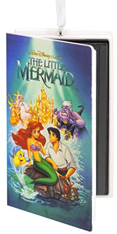 Hallmark Disney Die kleine Meerjungfrau Retro Videokassette Weihnachtsdekoration