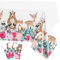 PHOGARY 3 Stück Dschungel Safari Tiere Tischdecken, Urwald Tischdecke, Geburtstagsfeier Dekorationen, Rechteckig, Waldtier Tischdecke für Kindergeburtstag Deko, 137 x 274cm