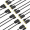 BENFEI HDMI a VGA, Paquete de 10 Cables HDMI a VGA de 1,8 Metros (Macho a Macho) Compatible con computadora, computadora, Laptop, PC, Monitor, proyector, HDTV, Raspberry Pi, Roku, Xbox y más