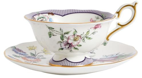 Wedgwood Tasse à thé et soucoupe Fortune
