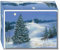 Crown Point Graphics Weihnachtskarten aus Wald, 30 Stück, Tier-Weihnachtskarten, Waldweihnachtskarten, Glitzer-Weihnachtskarten, Winterurlaubskarten, Frohe Weihnachten, Grußkarten mit Umschlägen