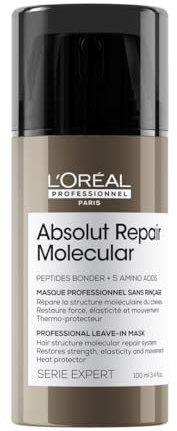 Loreal Professionnel Paris Serie Expert Absolut Repair Molecular Leave-Mask für alle strapazierten Haare 100ml