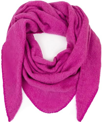 Gloop Damen Schal Strick Dreieck Schal Halstuch Poncho Dreieckstuch für Frauen und Mädchen kuschelig flauschig mehrweg Schal ohne Kratze an Haut