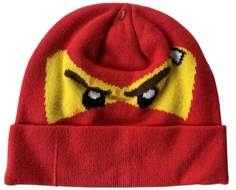 LEGO Ninjago Beanie Mütze (DE/NL/SE/PL, Numerisch, 54, rot)